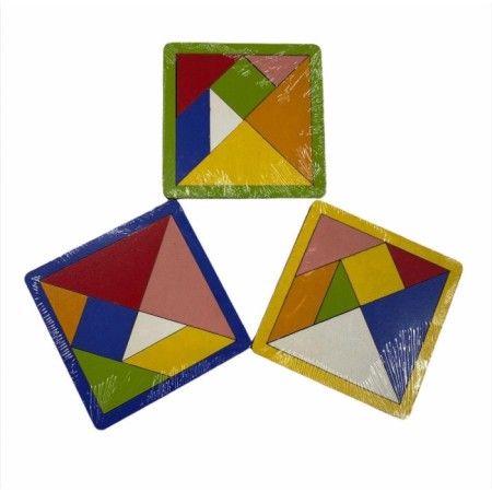 Ahşap Tangram Eğitici Oyuncak 7 Parça
