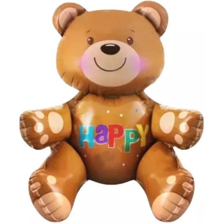 Oturan Ayı Folyo Balon 77x70 cm