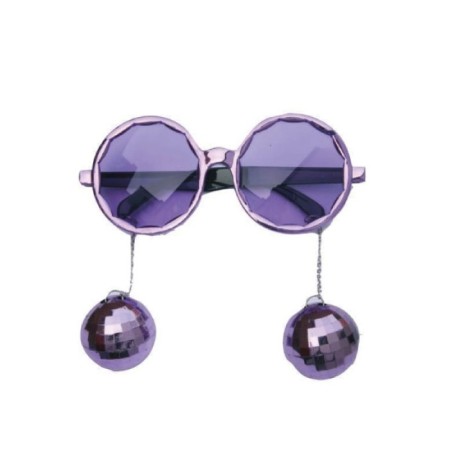Parti Gözlük Sallanan Disko Toplu Lila