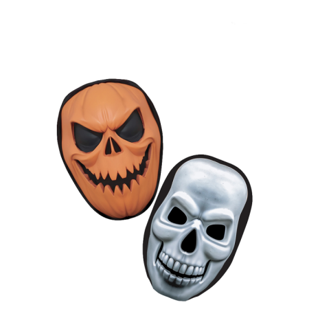 Halloween Balkabağı Ve Kuru Kafa Maske Seti Karton 2 li