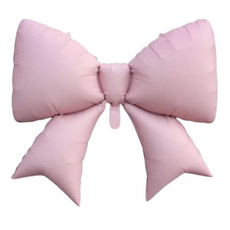 Saten Fiyonk Folyo Balon Pembe 98x75 cm