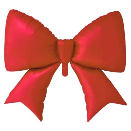 Saten Fiyonk Folyo Balon Kırmızı 98x75 cm