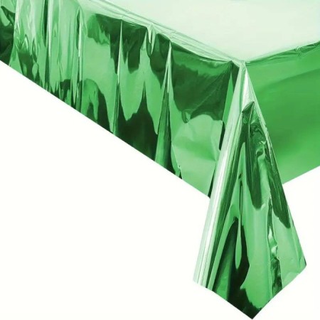 Metalize Yeşil Masa örtüsü 183x137 cm