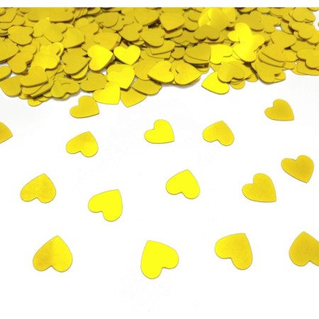 Şeffaf Balon İçi Konfeti Gold Kalp