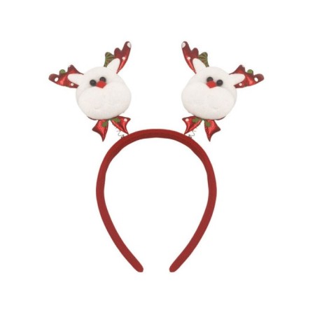 Yılbaşı Taç Geyik Figürlü Parlak Peluş