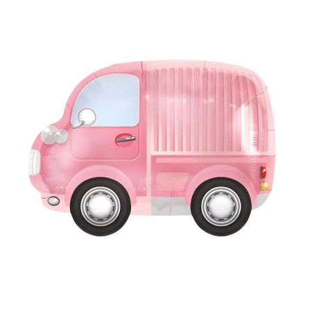 Pembe Kamyonet Folyo Balon 60x50 cm