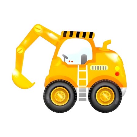 Sarı Kepçe Folyo Balon 85x63 cm