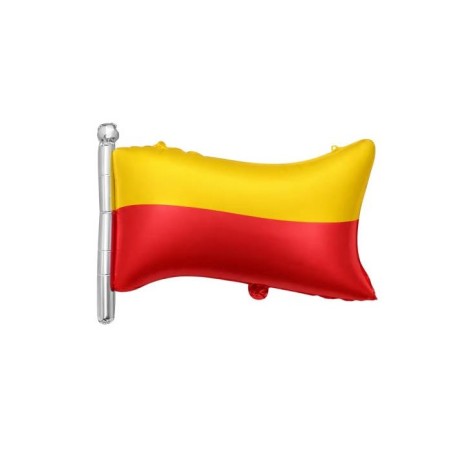 Sarı Kırmızı Bayrak Folyo Balon 50x71 cm