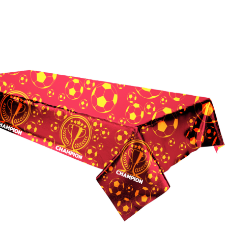 Champion Sarı Kırmızı Masa Örtüsü 120x180 cm