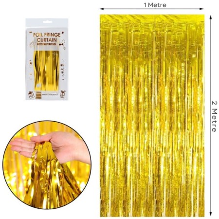 Metalize Gold Asmal Fon Süsü 100x200 cm