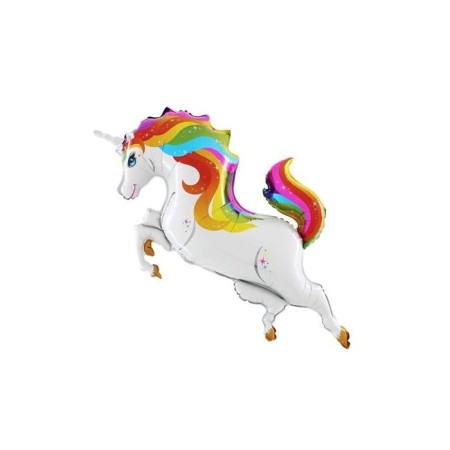 Unicorn Rainbow Folyo Balon 93x69 cm
