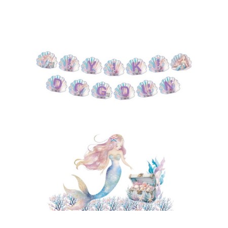 Deniz Kızı Temalı İyi Ki Doğdun Banner 1,90 cm