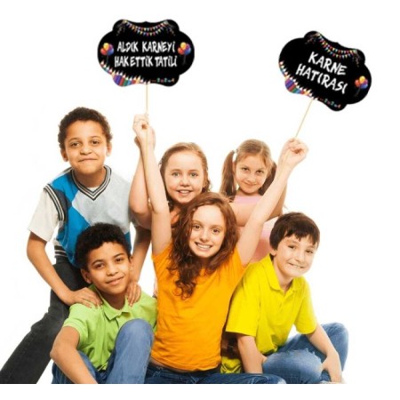 Mezuniyet Karne Partisi Konuşma Balonu 5 li