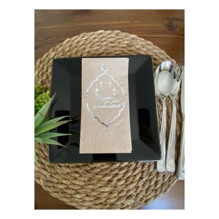 Gümüş Yaldızlı Kraft Hoş Geldin Ya Şehri Ramazan Garson Katlama 16 lı Yeni Model