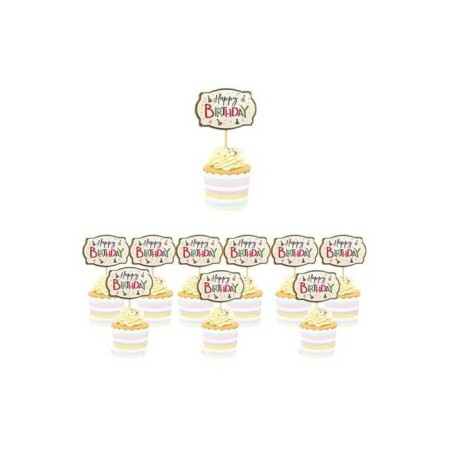 Happy Bırthday Varaklı Kürdan 10 lu