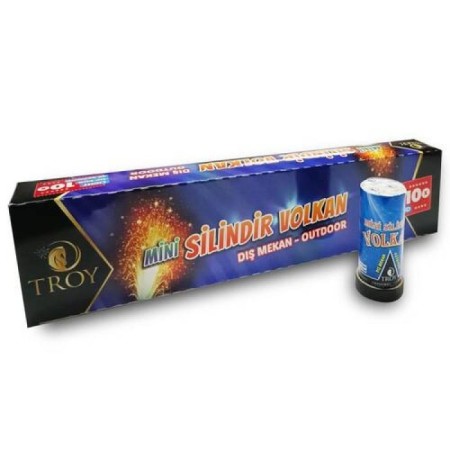 Dış Mekan Silindir Kokusuz Yer Volkanı 3-4 mt