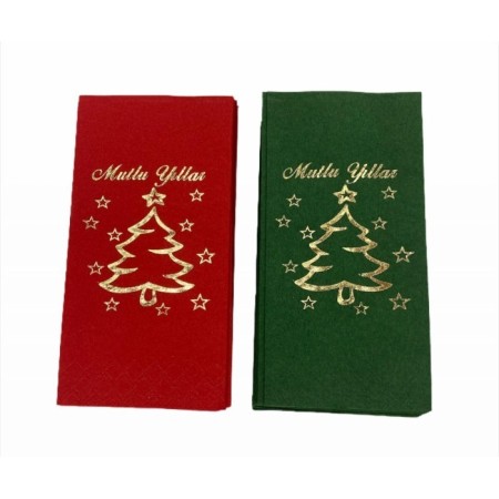 Yılbaşı Peçetesi Mutlu Yıllar 2 li Set