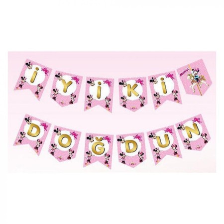 Minnie Mouse İyi Ki Dodun Banner