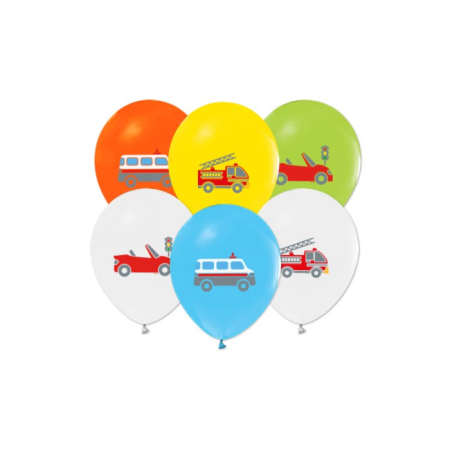 Trafik Temalı Baskılı Balon