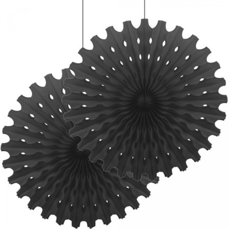 Yelpaze Süs 2 li Siyah