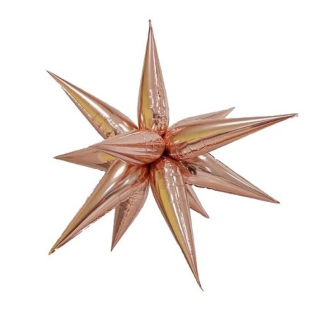 Kutup Yıldızı Rose Gold Folyo Balon 60 cm