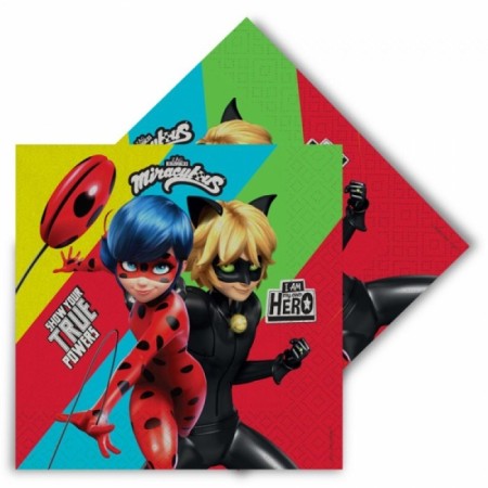 Miraculous Super Heroez Team Peçete
