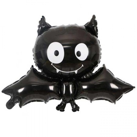 Halloween Folyo Balon Yarasa Siyah