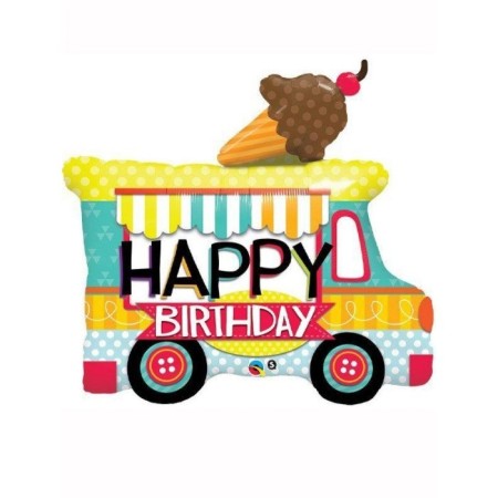 Dondurma Arabası Folyo Balon 80 cm