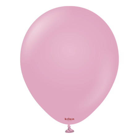 Retro Toz Pembe Pastel Balon 5 li