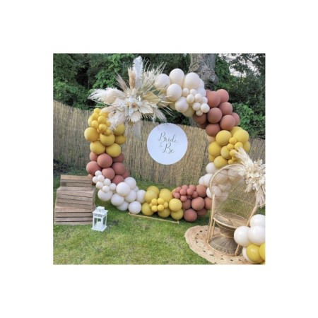 Retro Deniz Kumu Zerdaçal Ve Yaban Çiçeği Balon Zincir Seti