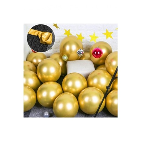 Krom Altın Balon 10 inc