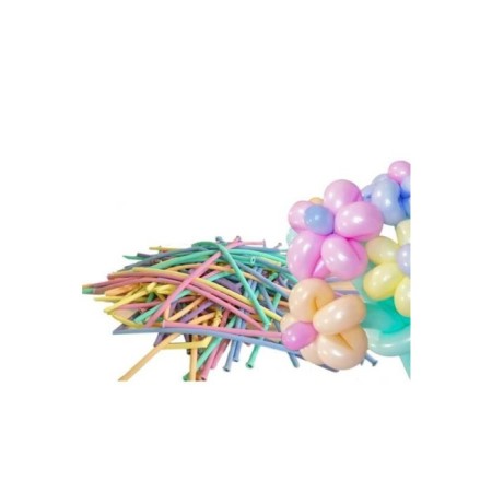 Makaron Sosis Balon Karışık Renkli