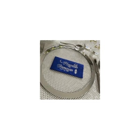 Gümüş Yaldızlı Lacivert Hoş Geldin Ramazan Peçete 16 lı