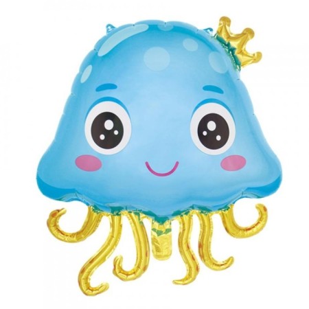 Deniz Anası Mavi Folyo Balon 60 cm