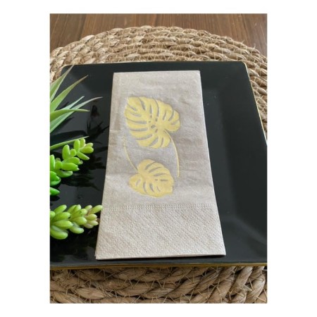 Gold Yaldızlı Kraft Deve Tabanı Peçete