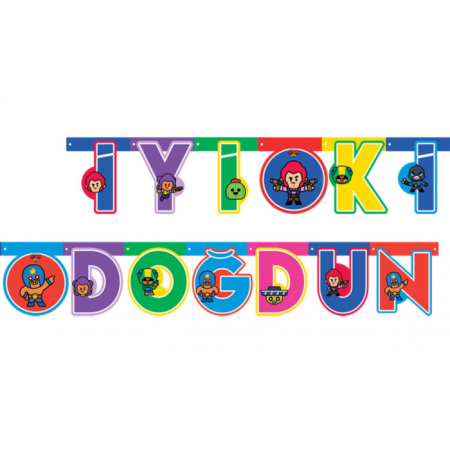 Brawl Stars İyi Ki Doğdun Banner Set