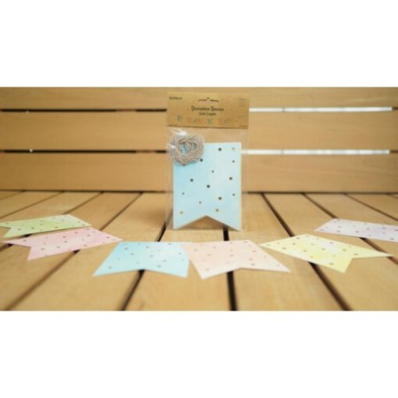 Makaron Gold Konfetili Dekorasyon Banner