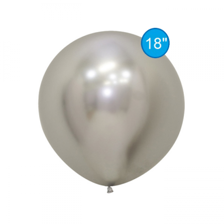 Krom Gümüş Balon 18 inc