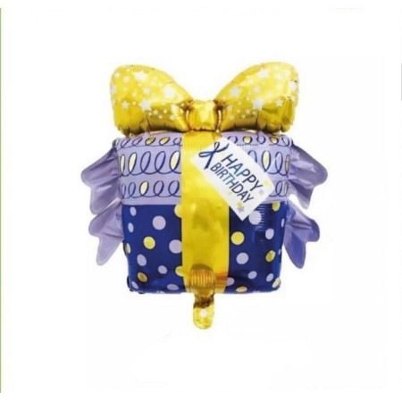 Happy Bırthday Hediye Kutusu Folyo Balon 60 cm