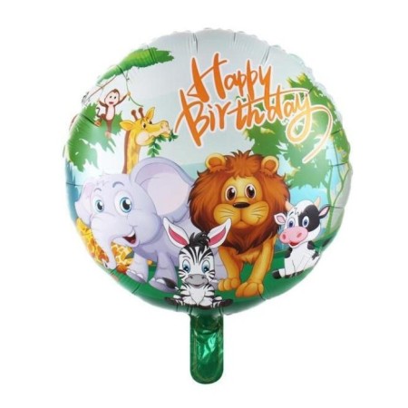 Safari Yuvarlak Folyo Balon 18 inç